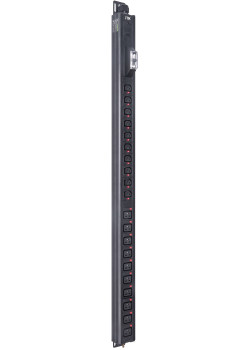 ITK BASE PDU вертикальный PV1102 25U 1 фаза 32А 10 розеток C13 + 10 розеток C19 без кабеля с клеммной колодкой