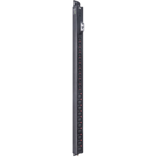 ITK BASE PDU вертикальный PV1102 25U 1 фаза 32А 10 розеток C13 + 10 розеток C19 без кабеля с клеммной колодкой