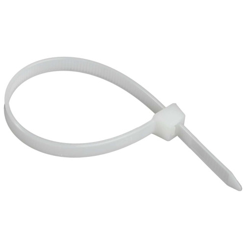 Хомут P6.6 стандартный белый 7,6х200мм IEK