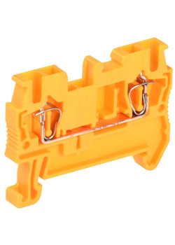 Клемма пружинная КПИ 2в-2,5 31А оранжевая IEK