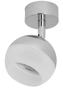 Светильник 4011 накладной настено-потолочный под лампу GX53 хром IEK