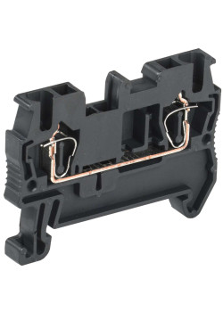 Клемма пружинная КПИ 2в-2,5 31А черная IEK