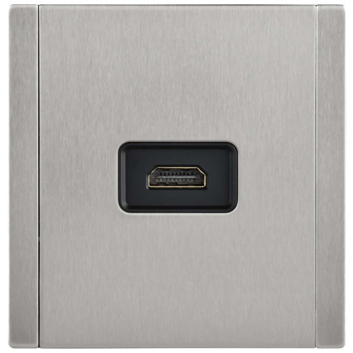 FORTE&PIANO Розетка HDMI FP740M металл никель IEK FORTE&PIANO Розетка HDMI FP740M металл никель IEK