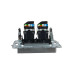 BRITE Розетка компьютерная двойная RJ45 кат.5E РК10-2-БрА алюминий IEK