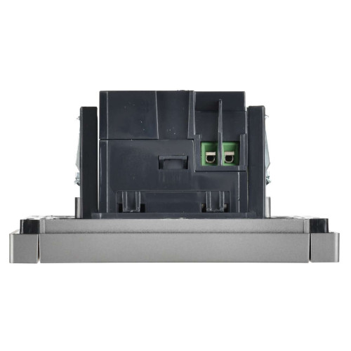FORTE&PIANO Розетка USB A+A 3,1А FP549 сталь IEK