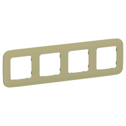 FLITE Рамка 4-местная РУ-4-А-ФлО оливковый IEK