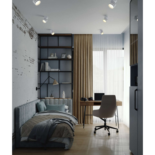 Светильник 4034 настенно-потолочный под лампу GX53 белый IEK Светильник 4034 настенно-потолочный под лампу GX53 белый IEK