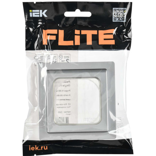 FLITE Рамка 1-местная IP55 Рпро-1-55-ФлА алюминий IEK