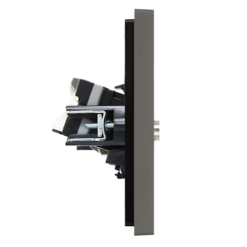 FORTE&PIANO Розетка двойная TV+RJ45 кат.5E FP336 серый IEK