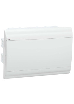 PRIME Корпус пластиковый ЩРВ-П-12 модулей встраиваемый белый/белая дверь IP41 IEK