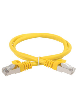 ITK Коммутационный шнур (патч-корд) кат.5E FTP 5м желтый
