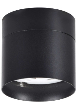 Светильник 4014 накладной потолочный поворотный под лампу GX53 черный IEK