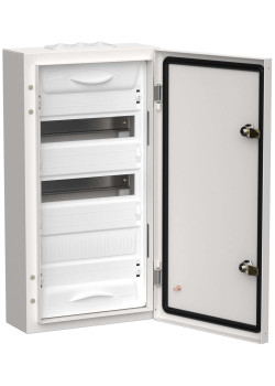 TITAN 5 Корпус металлический ЩРн-36 (1х36) 585х310х140мм IP54 белый (одна дверь) IEK