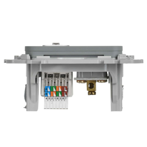 FLITE Розетка 2-местная RJ45/TV категория 5Е UTP РКТВ5е-2-0-ФлС серый IEK