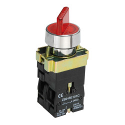 Переключатель LAY5-BK2465 2 положения красный NO+NC IEK