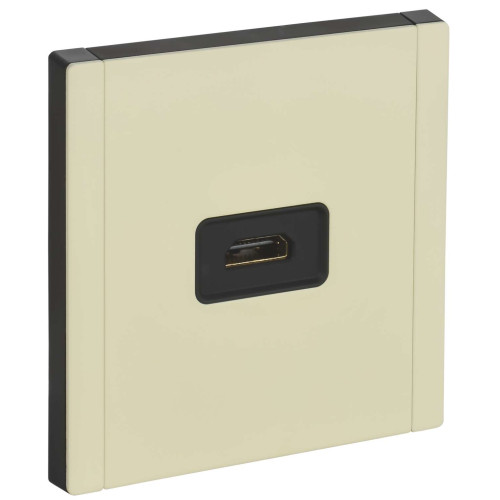 FORTE&PIANO Розетка HDMI FP840M металл серый сланец IEK