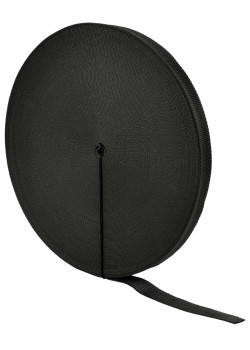 Монтажная текстильная лента 20мм (50м) чёрная IEK