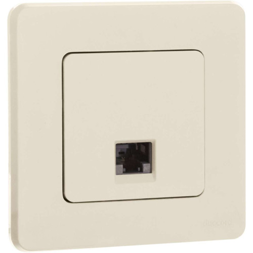 INSPIRIA Розетка компьютерная RJ45 категория 6 UTP слоновая кость