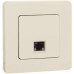INSPIRIA Розетка компьютерная RJ45 категория 6 UTP слоновая кость