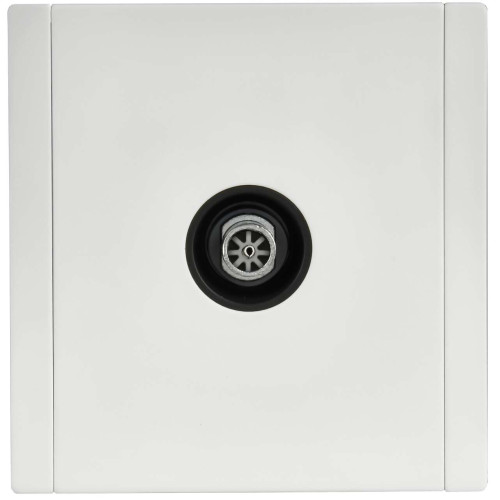 FORTE&PIANO Розетка TV оконечная FP228M металл белый IEK FORTE&PIANO Розетка TV оконечная FP228M металл белый IEK