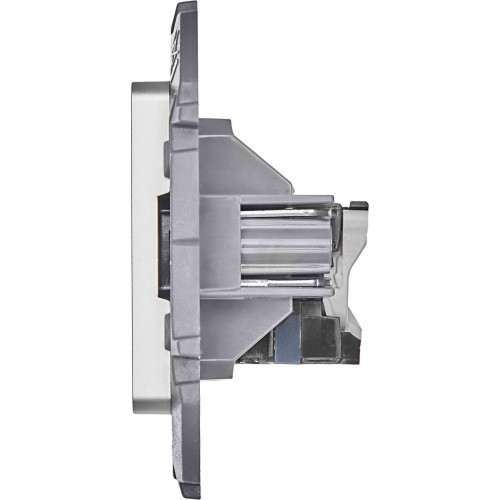 INSPIRIA Розетка компьютерная RJ45 категория 6 UTP алюминий