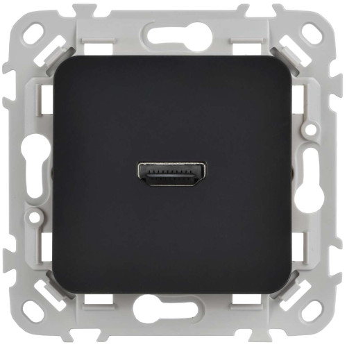 FLITE Розетка HDMI РШДМА-ФлЧ черный IEK