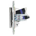 SKANDY Розетка компьютерная RJ45 кат.6 SK-K02N металл никель IEK