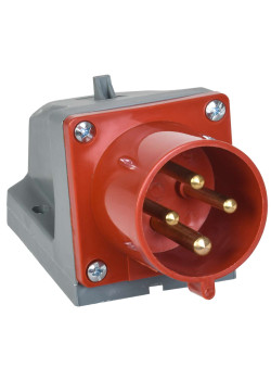 Вилка стационарная ССИ-524 3Р+РЕ 32А 380-415В IP44 IEK
