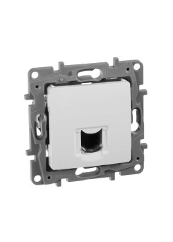 ETIKA Розетка компьютерная RJ45 категория 6 UTP белый