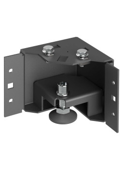 ITK by ZPAS Уголок цоколя h=100мм регулируемый по высоте черный (4шт/компл)