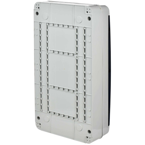 TEKFOR Корпус пластиковый КМПн-36 IP65 черная прозрачная дверь IEK