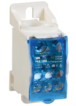 Блок распределительный РБД-160А на DIN-рейку IEK