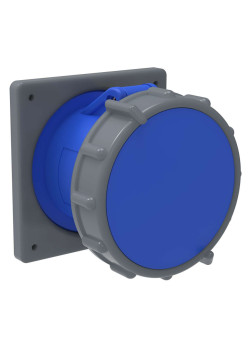 Розетка встраиваемая MAGNUM ССИ-433 63А-6ч/200-250В 2P+PE IP67 IEK