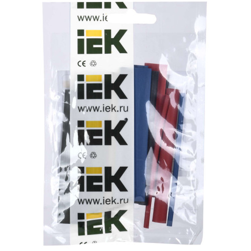 Набор ТТУ нг-LS 2/1-4/2-6/3-8/4 З/С/К/Ч/Б (20х8см/упак) IEK