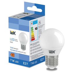 LED Globe G45 600lm 6500k E27 IEK