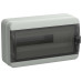 TEKFOR Корпус пластиковый КМПн-18 IP65 черная прозрачная дверь IEK