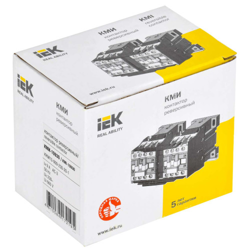 Контактор КМИ-10930 реверс 9А 230В/АС3 2NO IEK