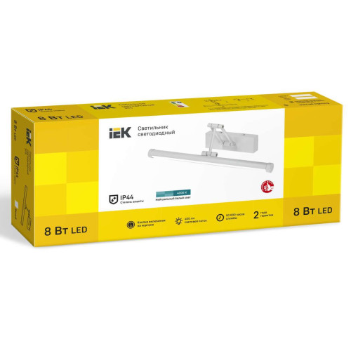 Светильник светодиодный 5115 настенный 8Вт 4000К IP20 белый IEK