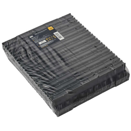 Зажим винтовой ЗВИ-100 н/г 10-25мм2 12пар черные IEK