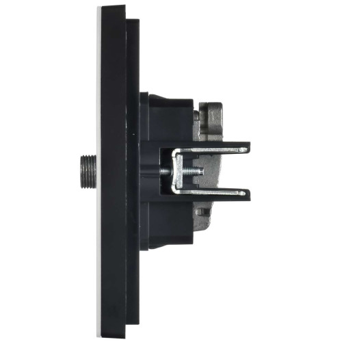 FORTE&PIANO Розетка двойная TV+SAT FP238M металл белый IEK