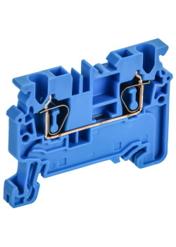 ARMAFIX Клемма пружинная CX2.5 BU 2,5мм2 проходная синяя IEK