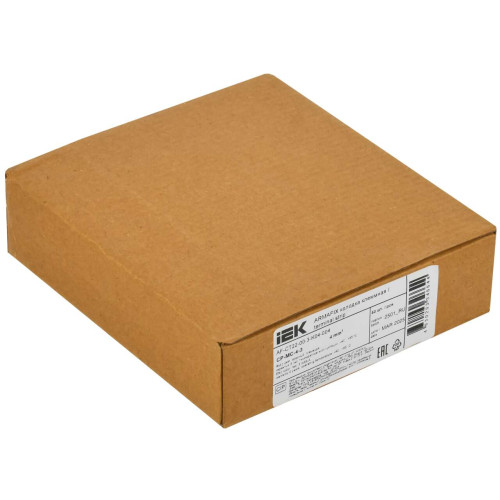 ARMAFIX Клемма пружинная Push In CP-MC 3 вывода 4мм2 красная IEK