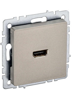 BRITE Розетка HDMI РHDMI-0-БрШ шампань IEK