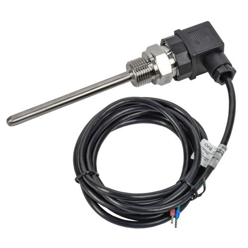 Преобразователь температуры погружной РТ100 M20х1,5 100мм кабель 2м DIN43650 ONI