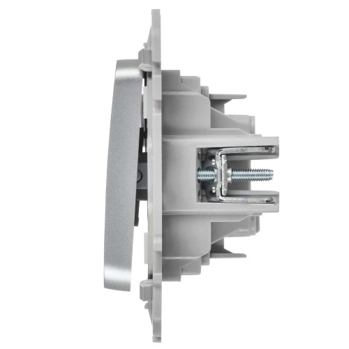 FLITE Выключатель 1-клавишный кнопочный 10А ВС11-2-0-ФлА алюминий IEK FLITE Выключатель 1-клавишный кнопочный 10А ВС11-2-0-ФлА алюминий IEK