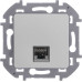 INSPIRIA Розетка компьютерная RJ45 категория 5Е UTP алюминий