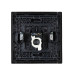 FORTE&PIANO Розетка компьютерная RJ45 кат.5E FP132 черный IEK
