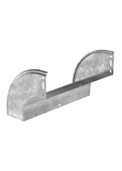 Поворот плавный 90град вертикальный внешний (тип В20) ESCA 50х400мм HDZ IEK