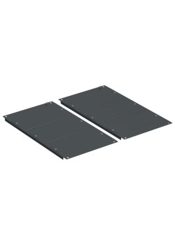 ITK LINEA S Панель основания шкафа 800х1000мм черная (2шт/компл)