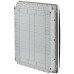 TEKFOR Корпус пластиковый ЩРВ-П-54 IP41 черная прозрачная дверь IEK